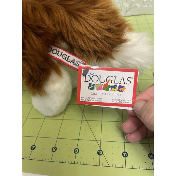 Douglas BRUTUS ST BERNARD Puppy Dog Plush 11”Stuffed Animal #1705 w/Original Tag - Picture 6 of 14